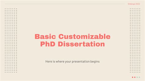 thesis proposal presentation template