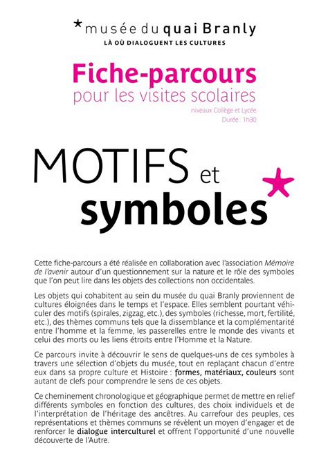 Pdf Motifs Et Symboles Espe U Pec Frespe U Pec Fr Medias Fichier