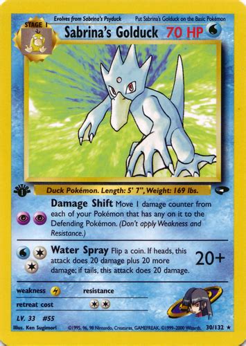 Golduck Pokemon Card