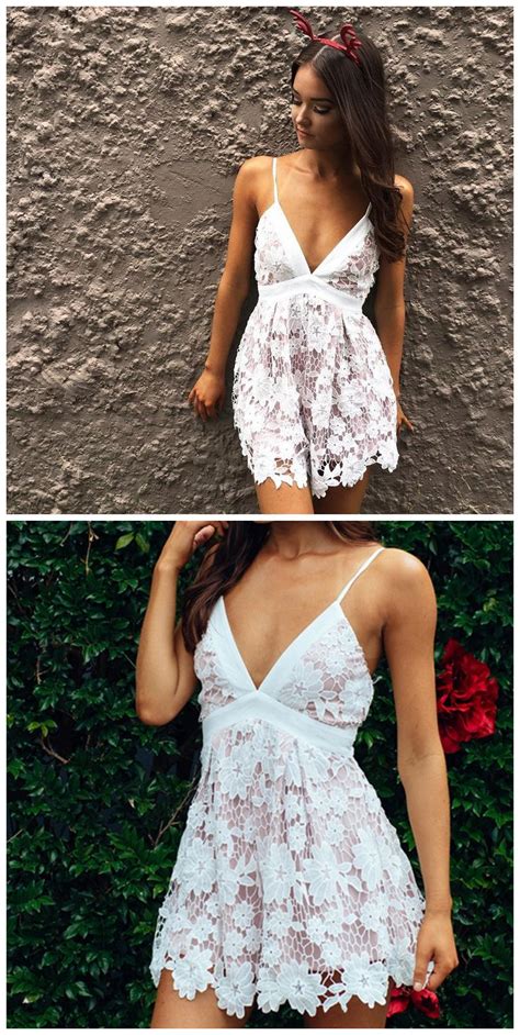 Sexy Sling V Neck Lace Jumpsuits Backless Women Jumpsuits Women Dresses