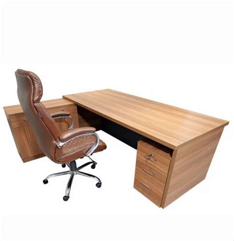 Office Furniture Wooden L Shaped Office Table Manufacturer From Gharaunda