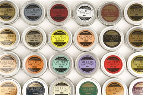 The Complete Palette 27 Colors GILDERS Paste Wax Finishes