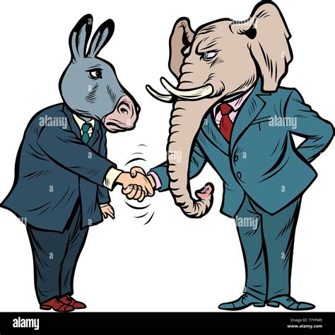 Democratic donkey cartoon hi-res stock photography and images - Alamy