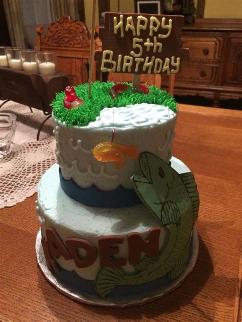 Fishing Birthday Cake