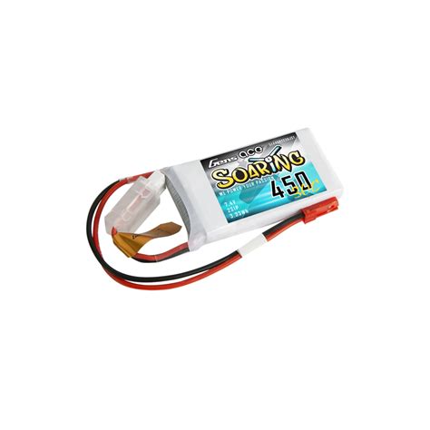 Gens Ace Soaring 450mAh 7 4V 30C 2S1P Lipo Battery Pack With JST SYP