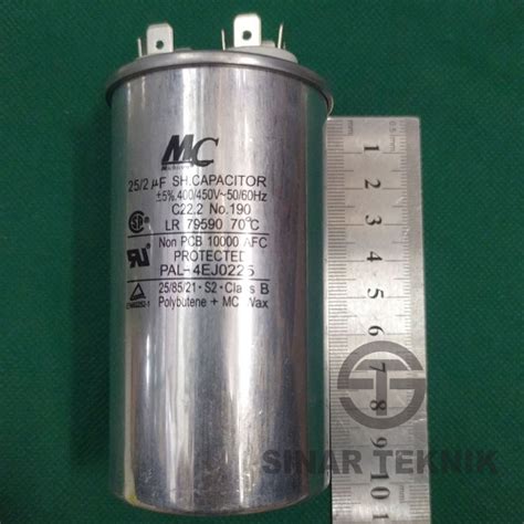 Jual Kapasitor Ac Capacitor Uf Mc Original Shopee Indonesia