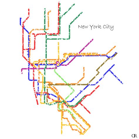 NYC Subway Map Art - Design Reader