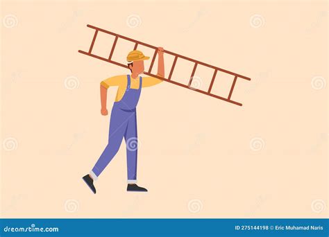 Handy Man Carpenter Builder Emoji Emoticon Cartoon Vector