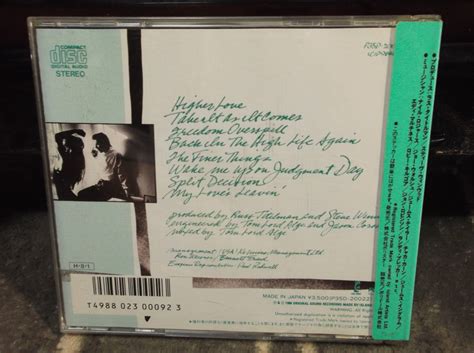 Yahoo オークション Steve Winwood Back In The High Life CD シール帯