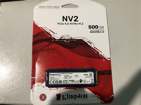 SSD диск Kingston M.2 NV2 500Gb PCIe Gen4x4 SNV2S/500G — купить по ...