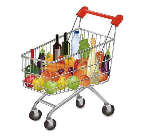 Supermarket Trolley Clip Art Images And Photos Finder