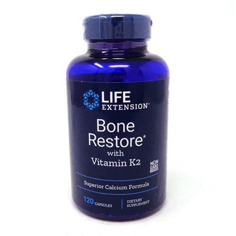 Bone Restore by Life Extension - 120 Capsules - Walmart.com