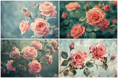 Vintage Roses Wallpaper Graphic by Ai Graphic Design Bundle · Creative ...