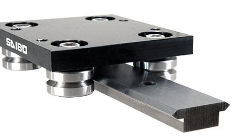 groove guide roller block  rail system