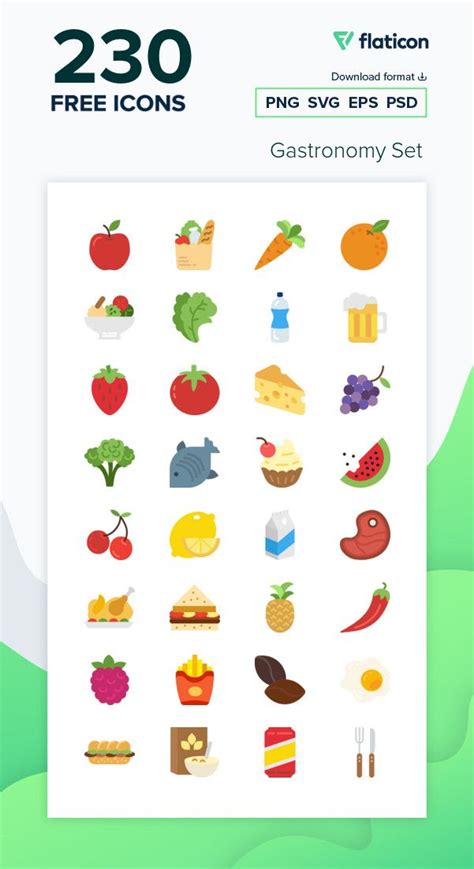 Free Vector Icons Of Gastronomy Designed By Smashicons Rollos De Hot