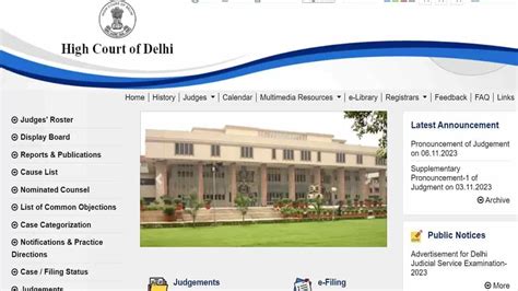 Delhi Judicial Service Exam 2023 Notification Released Apply For DJS