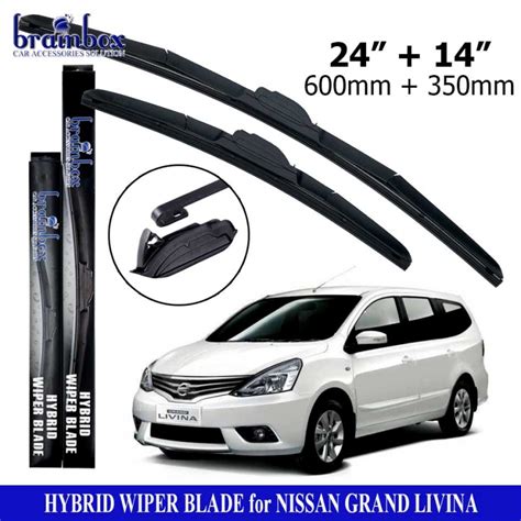 High Quality Hybrid Wiper Blade Nissan Grand Livina Wiper Mobil Karet