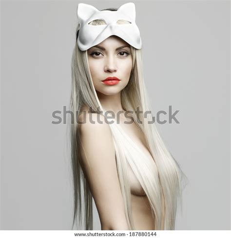 Fashion Photo Beautiful Sexy Blonde Cat Stock Photo 187880144 Shutterstock