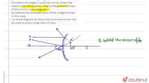 A Draw A Labelled Ray Diagram To Shwo The Formation Of Image In A