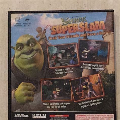 Shrek Superslam Gamecube Game Complete Super Slam Nin Gem