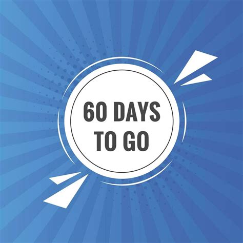 60 days to go countdown template. 60 day Countdown left days banner ...