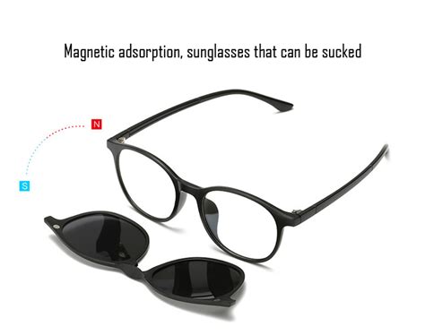 A Tr Polarized Set Myopia Magnetic Sunglasses