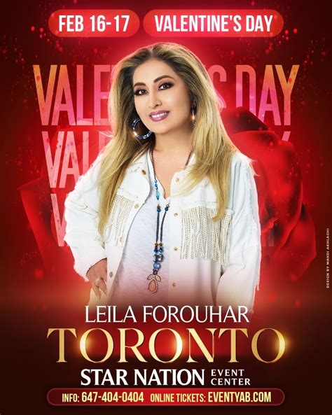 Saturday Leila Forouhar Live In Toronto Eventyab