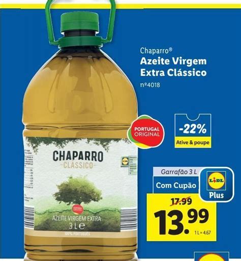 Promo O Azeite Virgem Chaparro Em Lidl