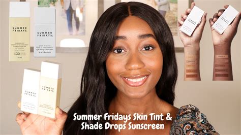 New Summer Fridays Sheer Skin Tint Shade Shade Shade Shade