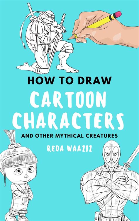 how to draw cartoon book