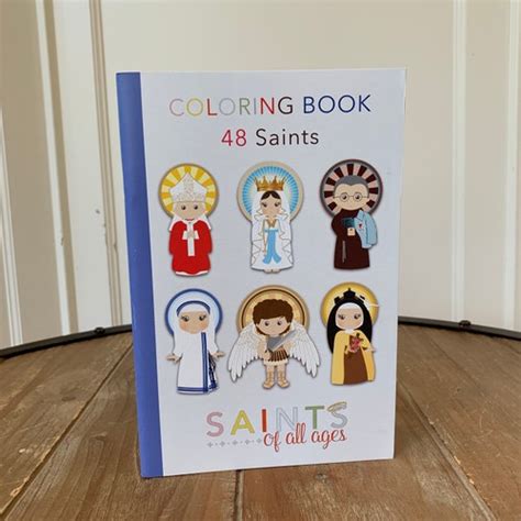 New 32 Courageous Catholic Saints Coloring Book With St Etsy