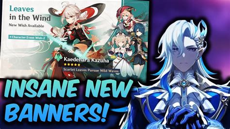 These Banners Are Insane Neuvillette And Kazuha Banner Review Youtube