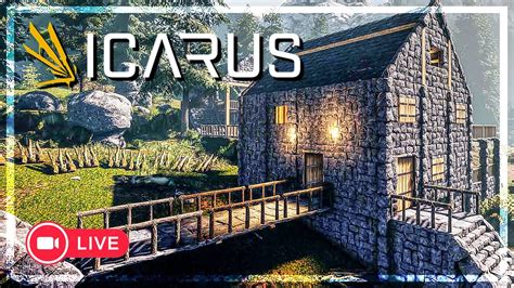 Live New Open World Survival Mode Chaos Begins Icarus Youtube