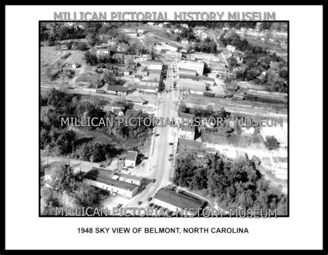 1948 Sky View of Belmont, North Carolina – Millican Pictorial History ...