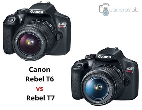 Canon Rebel T6 vs T7 - Learn the Differences & Grab the Best One ...