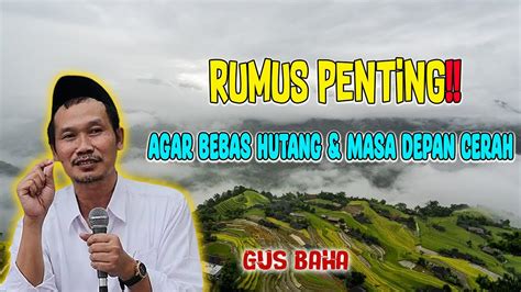 Ingin Bebas Dari Lilitan Hutang Dan Terjamin Masa Depan Ini Rumusnya