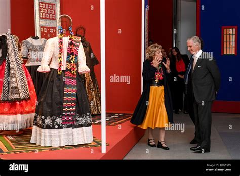 Isabelle De Borchgrave Et Roi Philippe Filip De Belgique Photographi