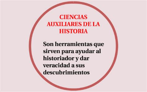 CIENCIAS AUXILIARES DE LA HISTORIA By Nikol Flores Coaguila On Prezi