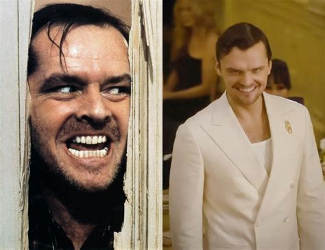 jack nicholsons son ray reacts   identical horror film smiles