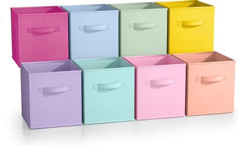 Amazon Havnddel Pack Storage Bins Fun Colored Durable Storage