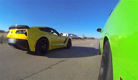 Corvette Z Vs Srt Challenger Hellcat Vs Shelby Gt Vettetv