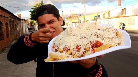 Pruebo La Salchipapa En BogotÁ 🍟 Comida Rápida Colombiana 🌭 Youtube