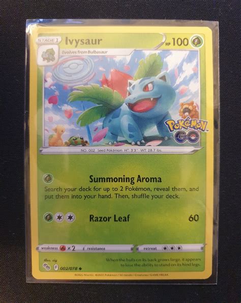 002078 Ivysaur Pokemon Go Karty Pokemon Tcg Warszawa Kup Teraz