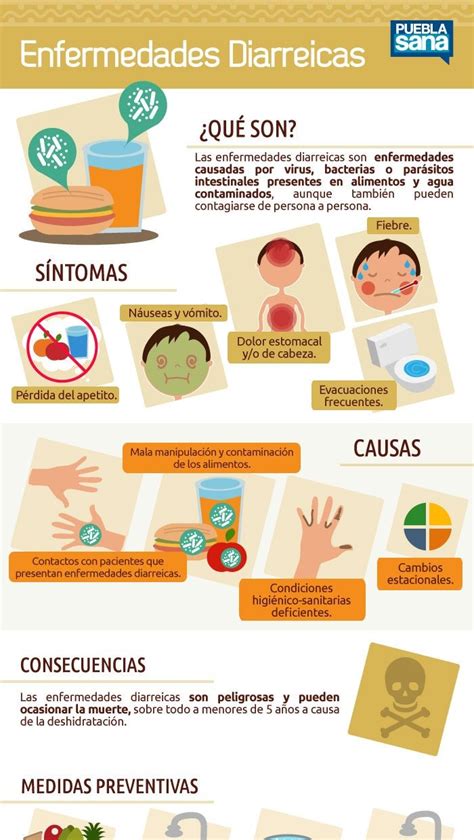 Enfermedades diarreicas Síntomas y prevención Infografías y Remedios