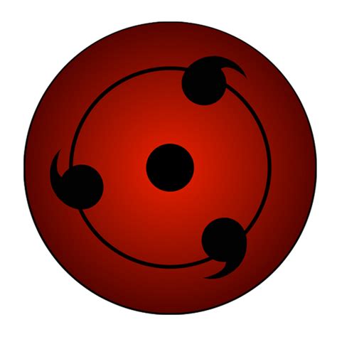 Original Sharingan Round Mousepad Round Mousepad