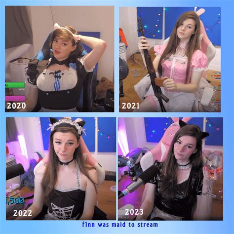 🧹maid to stream: f1nn maid looks 2020 to 2023 : r/F1NN5TER