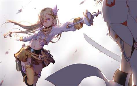 Anime Girl 4k Blonde Wallpapers Wallpaper Cave