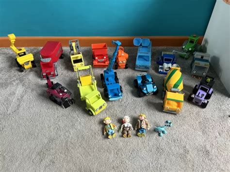 BOB THE BUILDER Toy Bundle 4 Figures 16 Vehicles EUR 44 93 PicClick FR