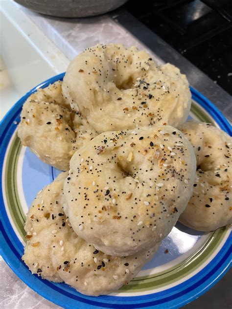 Two-ingredient-dough bagels