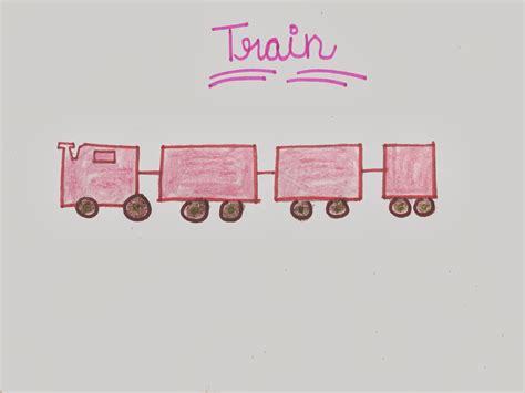 Train Drawing for Kids